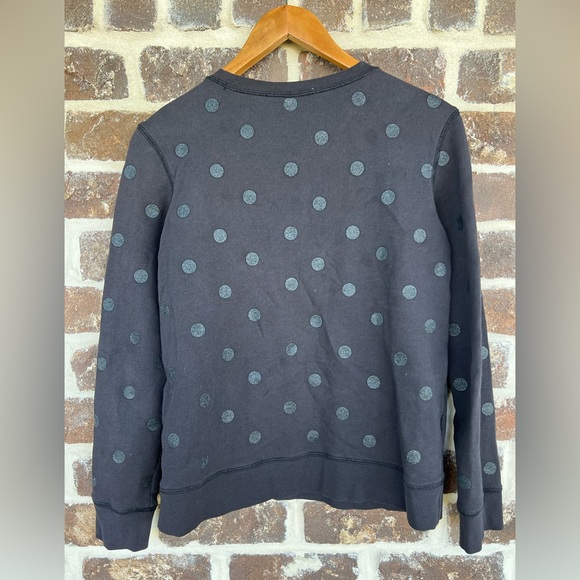 Kate Spade: Black Polka Dot Sweater with Bow Accent: Size XS - Picture 3 of 5
